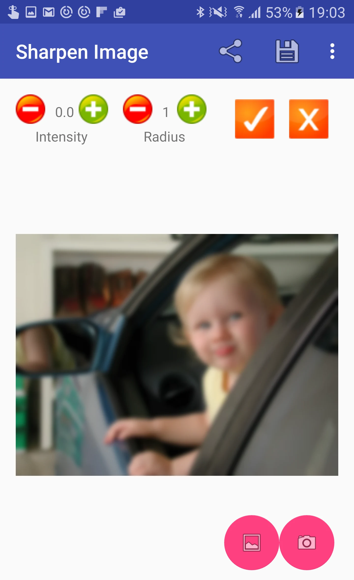 Sharpen Image screenshot